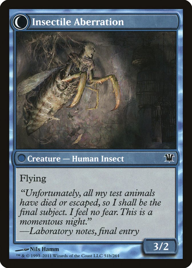 Delver of Secrets // Insectile Aberration [Innistrad] | Deep Dive Games St. Marys