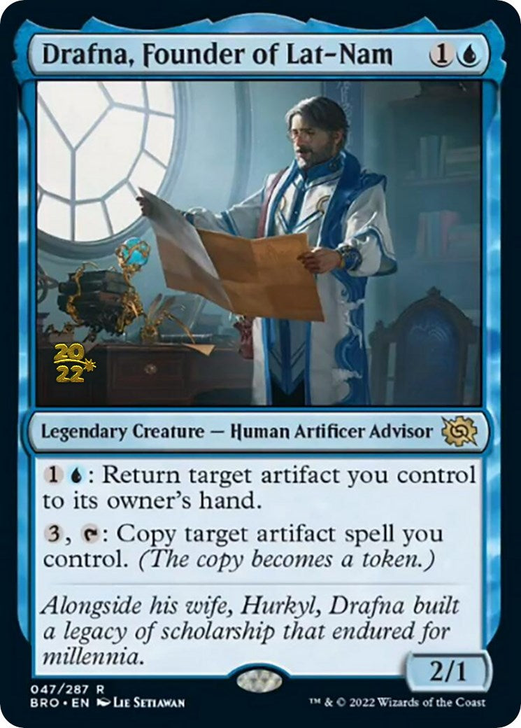 Drafna, Founder of Lat-Nam [The Brothers' War Prerelease Promos] | Deep Dive Games St. Marys