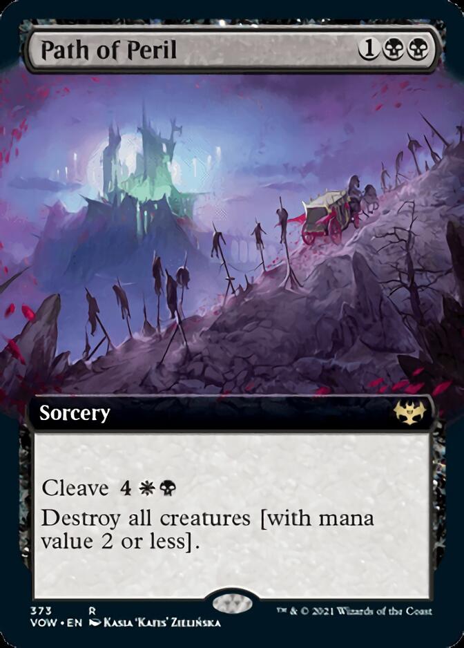 Path of Peril (Extended Art) [Innistrad: Crimson Vow] | Deep Dive Games St. Marys