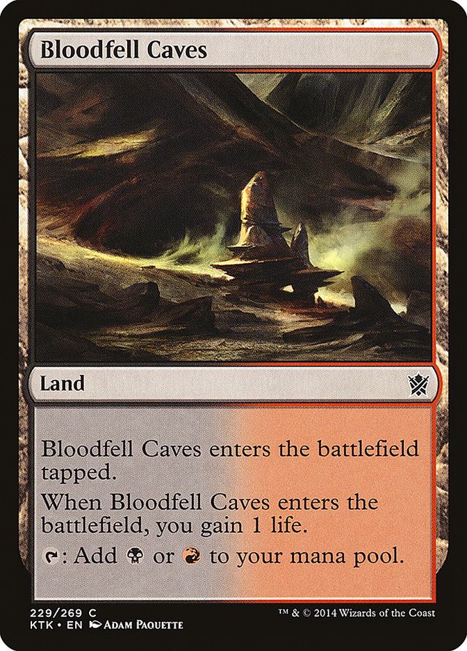 Bloodfell Caves [Khans of Tarkir] | Deep Dive Games St. Marys