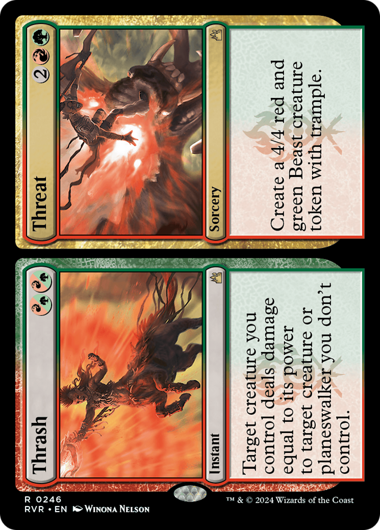 Thrash // Threat [Ravnica Remastered] | Deep Dive Games St. Marys