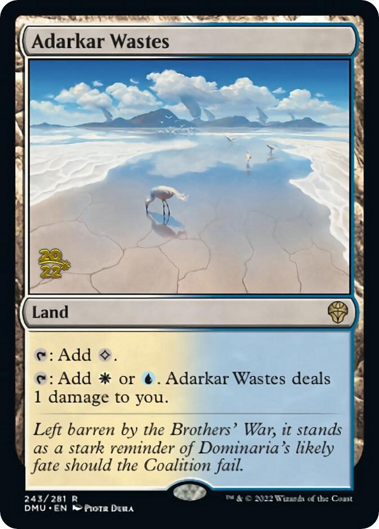 Adarkar Wastes [Dominaria United Prerelease Promos] | Deep Dive Games St. Marys