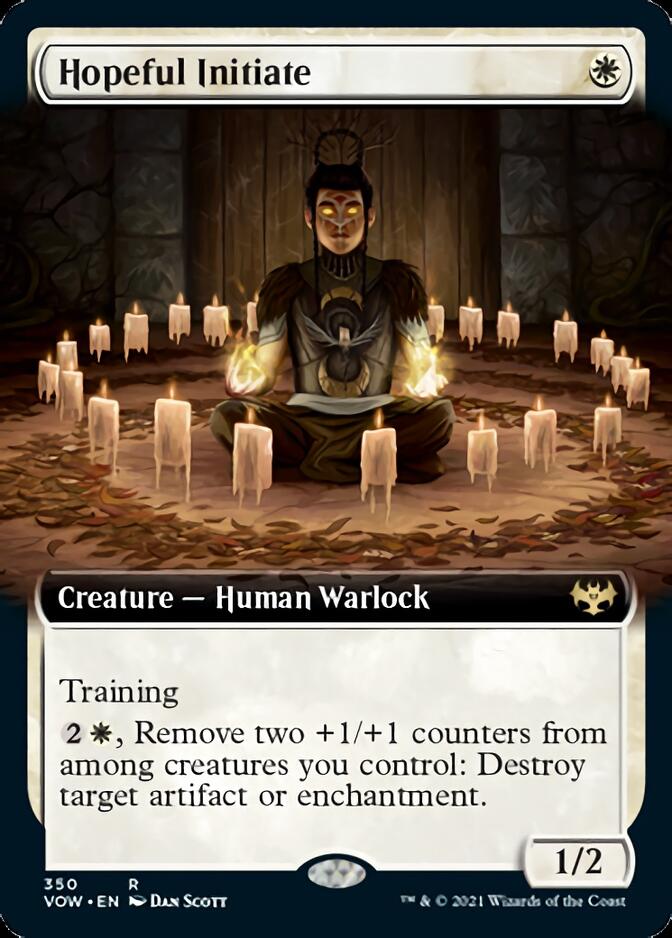 Hopeful Initiate (Extended Art) [Innistrad: Crimson Vow] | Deep Dive Games St. Marys