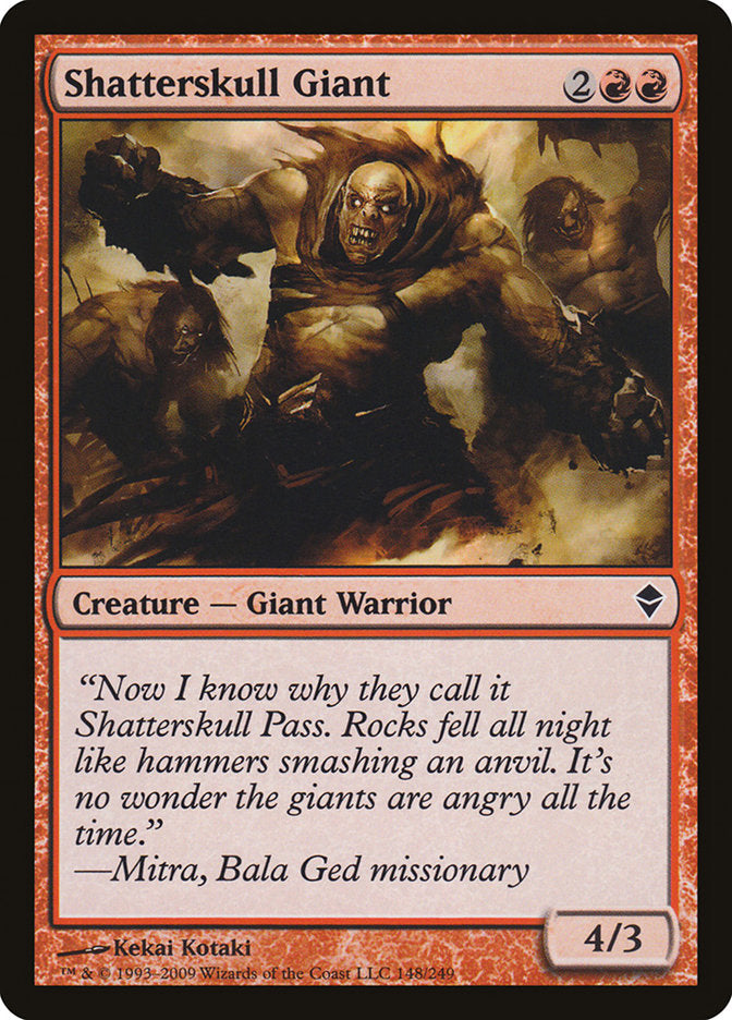 Shatterskull Giant [Zendikar] | Deep Dive Games St. Marys
