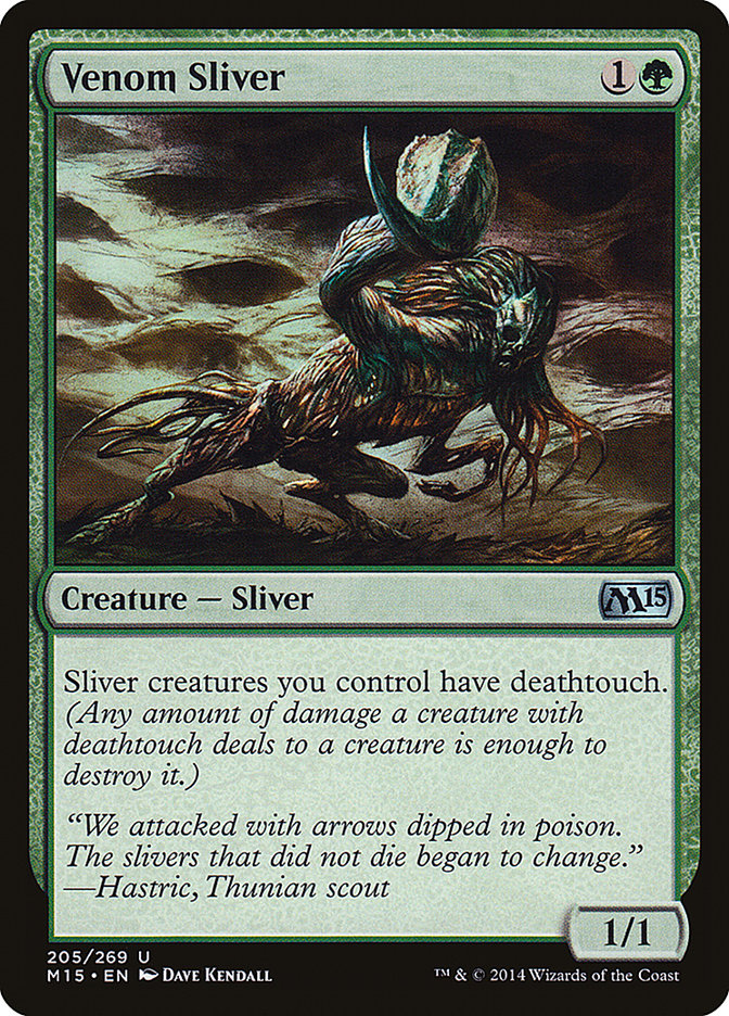 Venom Sliver [Magic 2015] | Deep Dive Games St. Marys