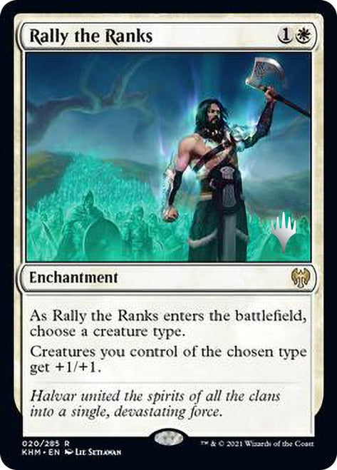 Rally the Ranks (Promo Pack) [Kaldheim Promos] | Deep Dive Games St. Marys