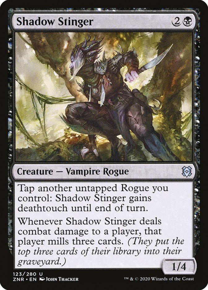 Shadow Stinger [Zendikar Rising] | Deep Dive Games St. Marys