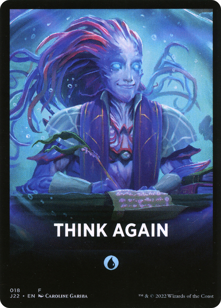 Think Again Theme Card [Jumpstart 2022 Front Cards] | Deep Dive Games St. Marys