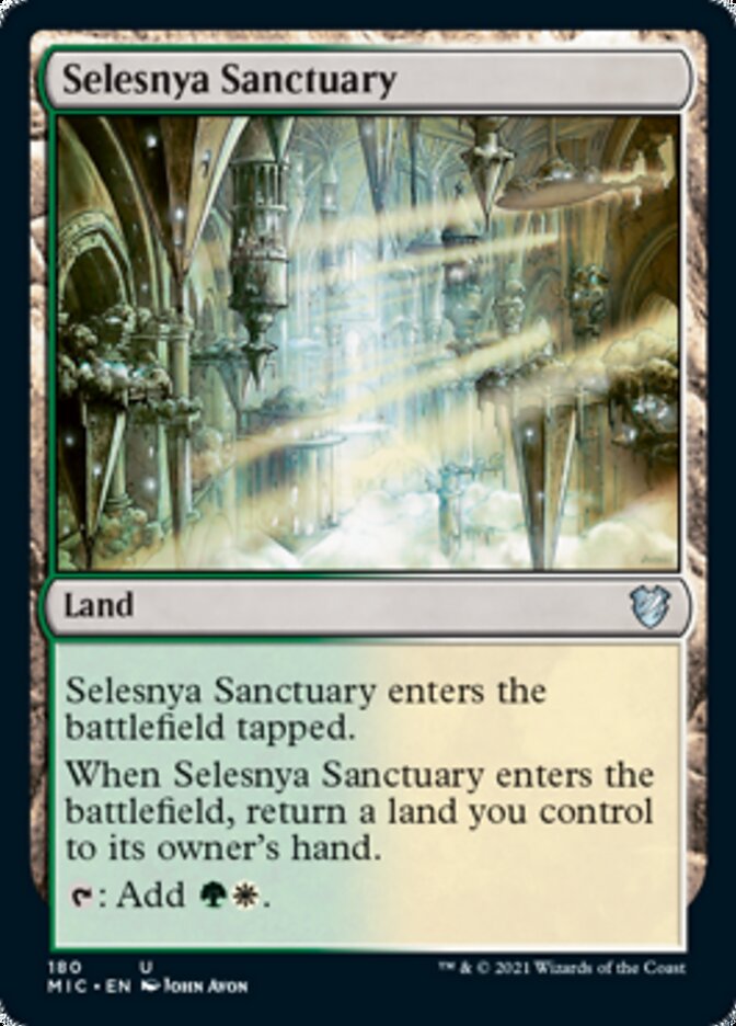 Selesnya Sanctuary [Innistrad: Midnight Hunt Commander] | Deep Dive Games St. Marys