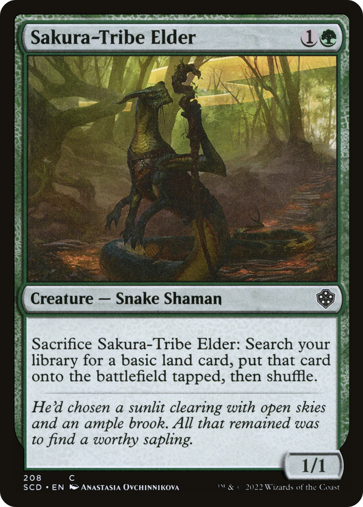 Sakura-Tribe Elder [Starter Commander Decks] | Deep Dive Games St. Marys