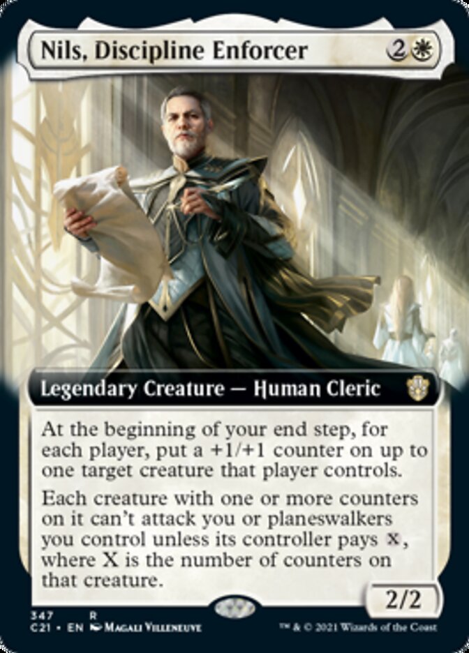 Nils, Discipline Enforcer (Extended Art) [Commander 2021] | Deep Dive Games St. Marys