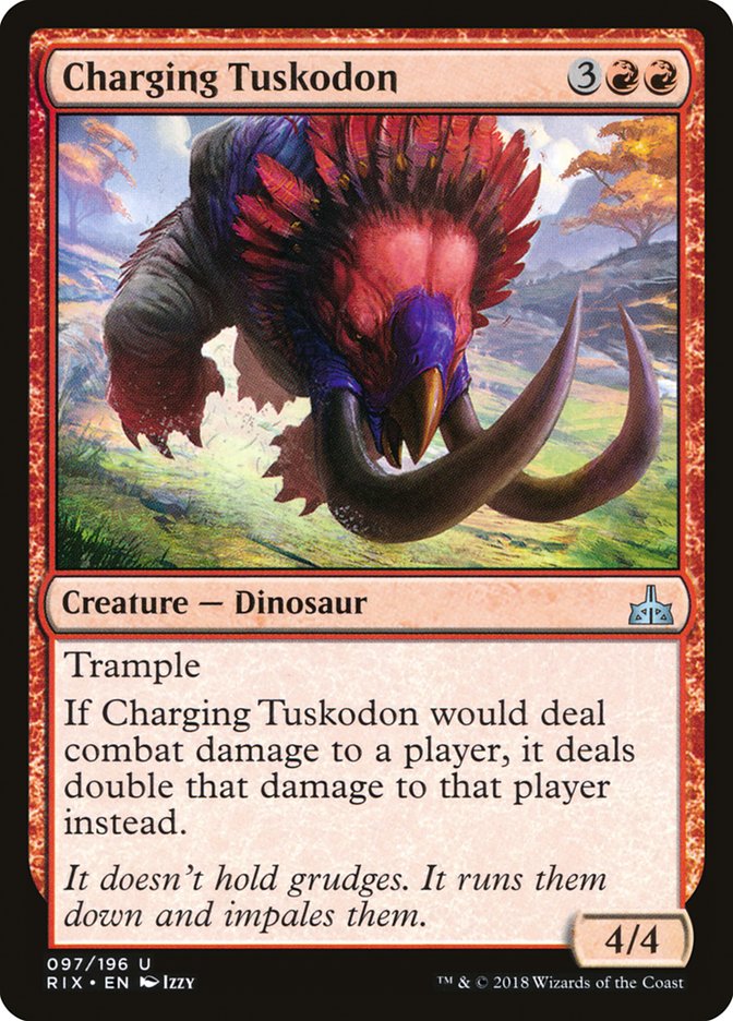 Charging Tuskodon [Rivals of Ixalan] | Deep Dive Games St. Marys