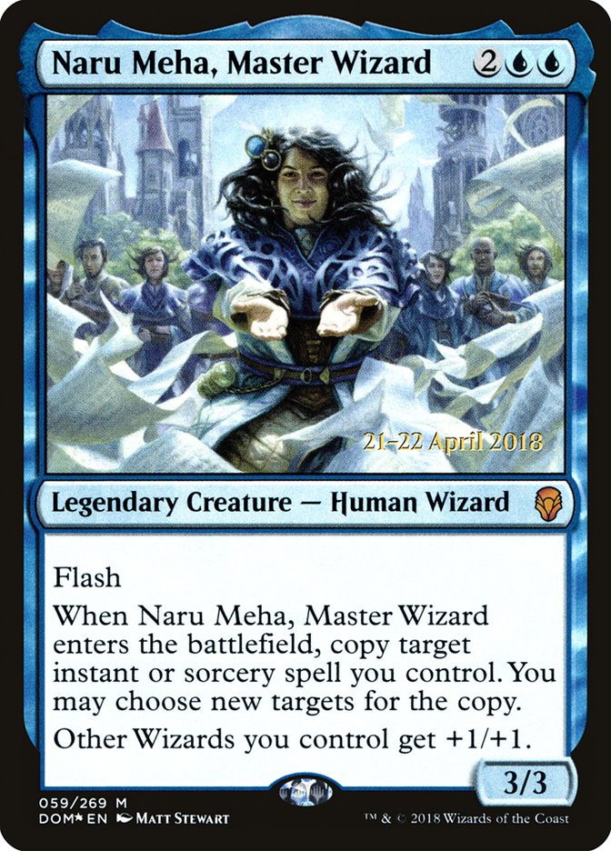 Naru Meha, Master Wizard [Dominaria Prerelease Promos] | Deep Dive Games St. Marys