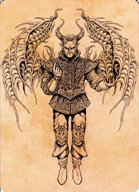 Raphael, Fiendish Savior Art Card (75) [Commander Legends: Battle for Baldur's Gate Art Series] | Deep Dive Games St. Marys