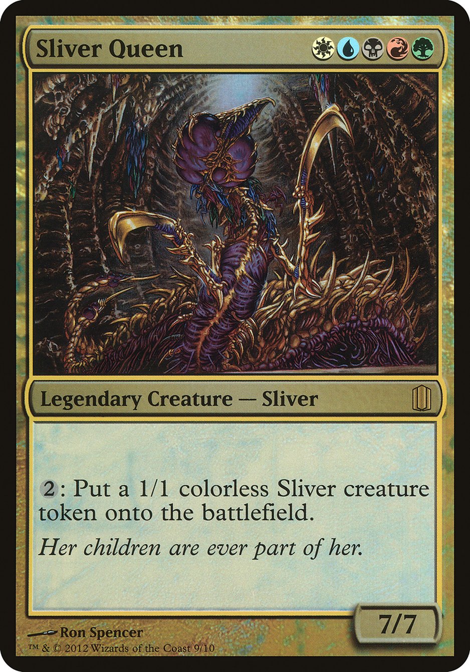 Sliver Queen (Oversized) [Commander's Arsenal Oversized] | Deep Dive Games St. Marys