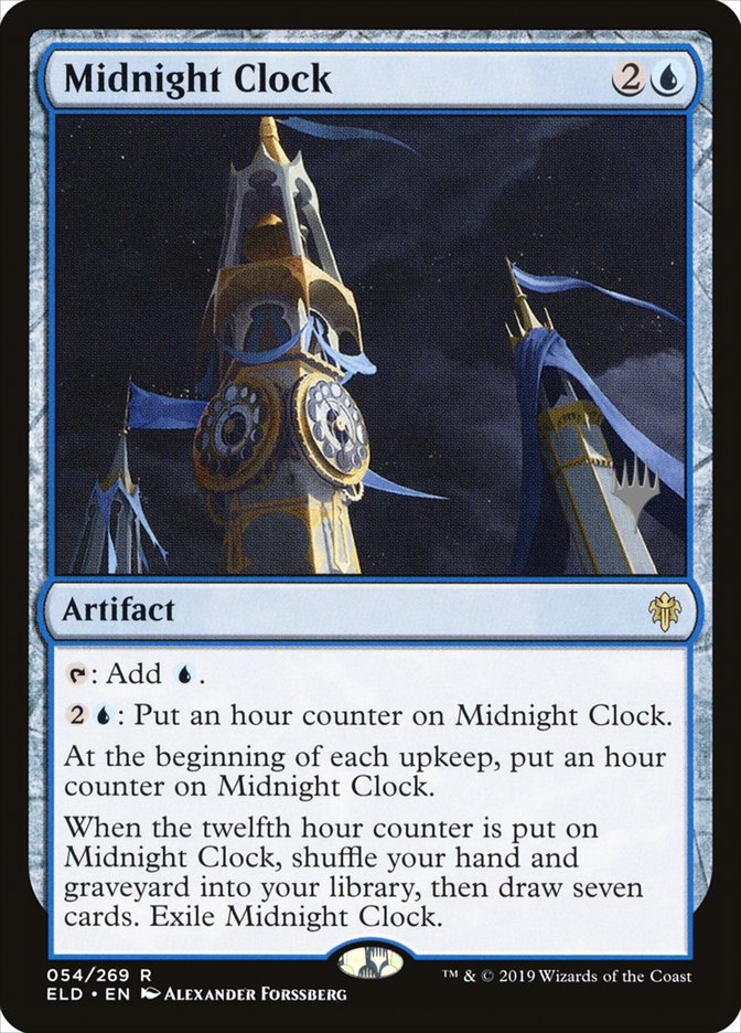 Midnight Clock (Promo Pack) [Throne of Eldraine Promos] | Deep Dive Games St. Marys