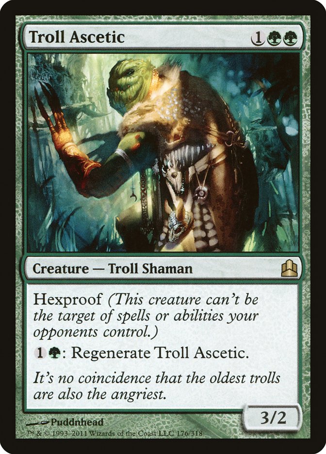 Troll Ascetic [Commander 2011] | Deep Dive Games St. Marys