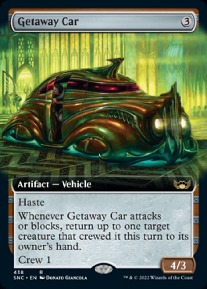 Getaway Car (Extended Art) [Streets of New Capenna] | Deep Dive Games St. Marys