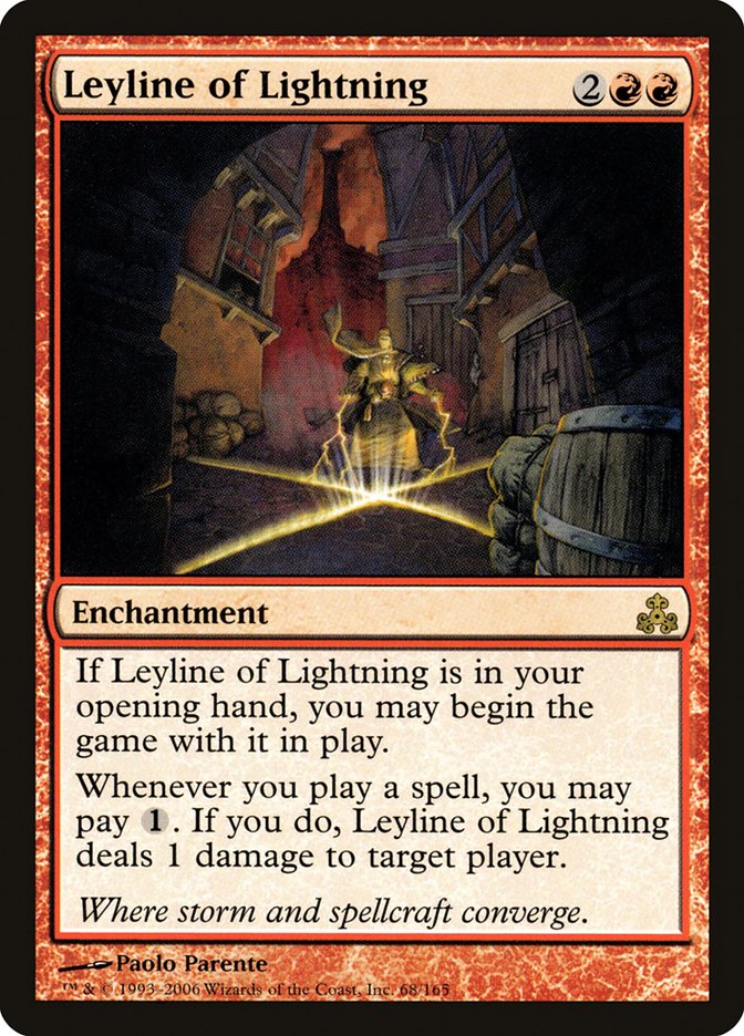 Leyline of Lightning [Guildpact] | Deep Dive Games St. Marys