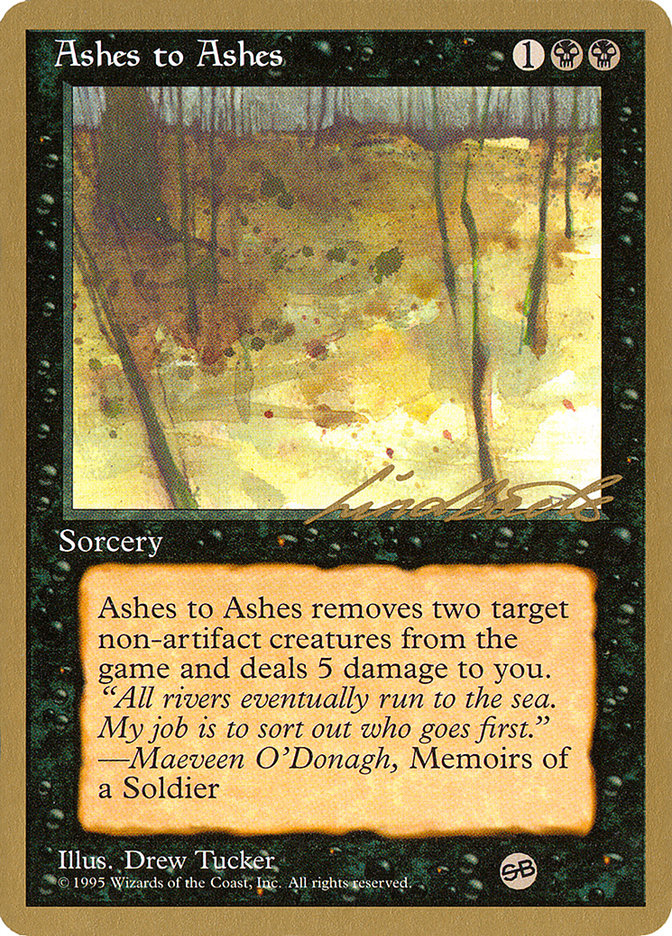 Ashes to Ashes (Leon Lindback) (SB) [Pro Tour Collector Set] | Deep Dive Games St. Marys