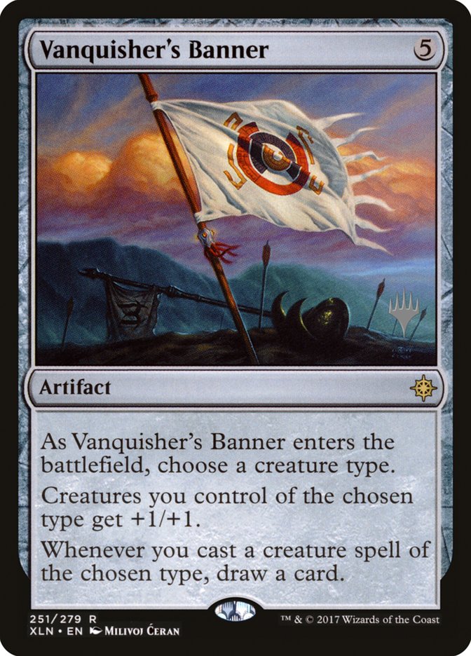 Vanquisher's Banner (Promo Pack) [Ixalan Promos] | Deep Dive Games St. Marys