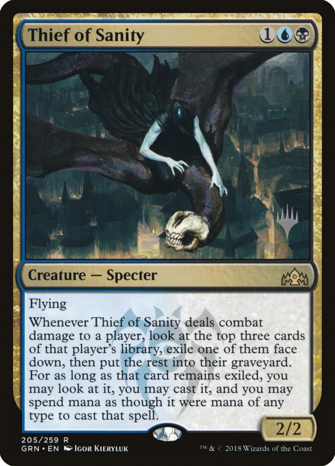 Thief of Sanity (Promo Pack) [Guilds of Ravnica Promos] | Deep Dive Games St. Marys