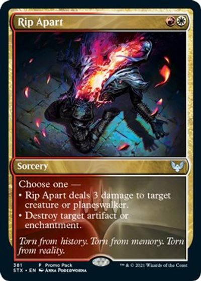 Rip Apart (Promo Pack) [Strixhaven: School of Mages Promos] | Deep Dive Games St. Marys