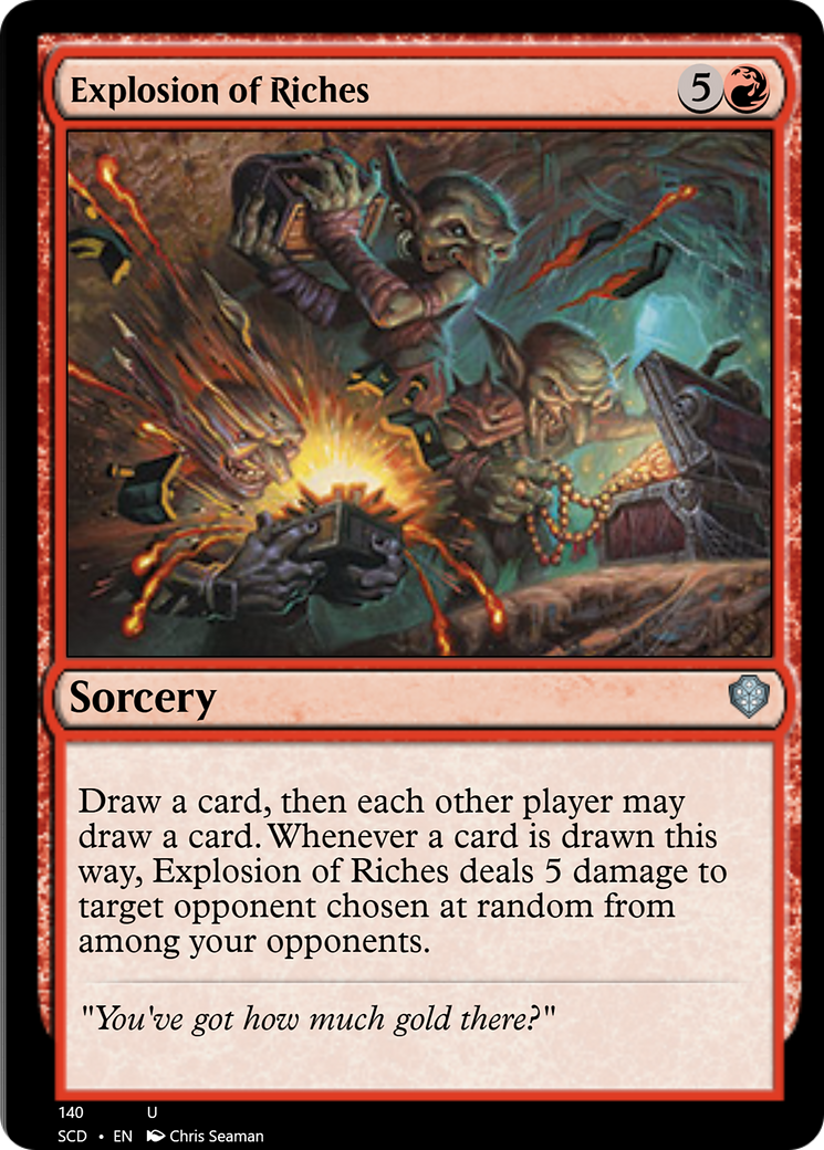 Explosion of Riches [Starter Commander Decks] | Deep Dive Games St. Marys