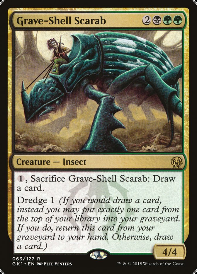 Grave-Shell Scarab [Guilds of Ravnica Guild Kit] | Deep Dive Games St. Marys