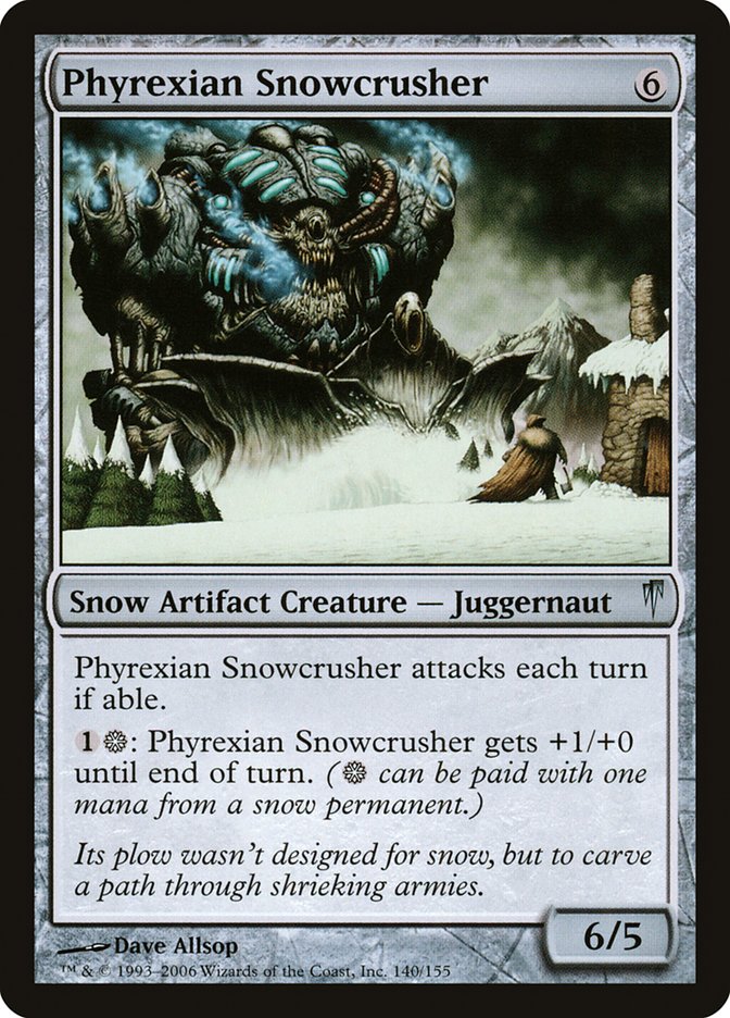 Phyrexian Snowcrusher [Coldsnap] | Deep Dive Games St. Marys