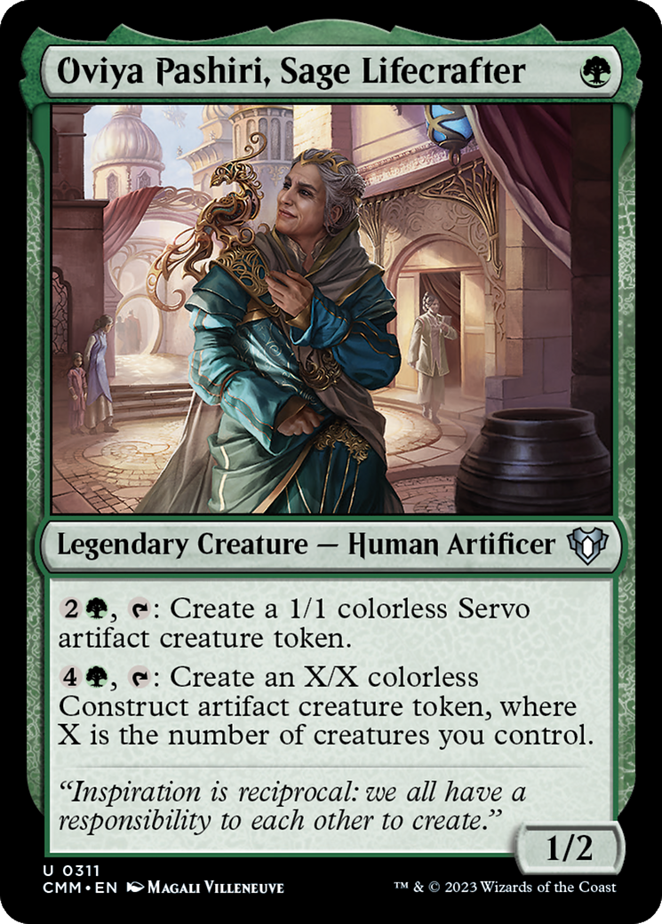 Oviya Pashiri, Sage Lifecrafter [Commander Masters] | Deep Dive Games St. Marys