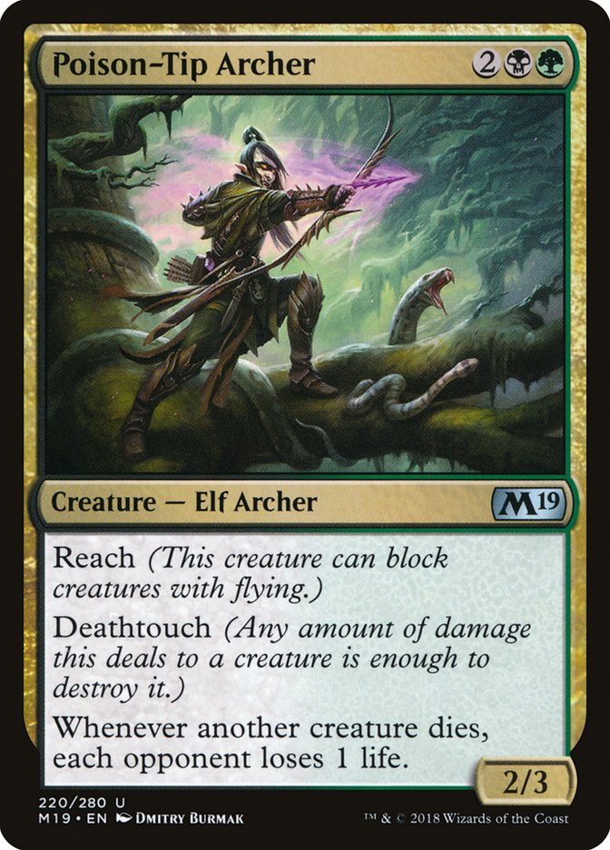 Poison-Tip Archer [Core Set 2019] | Deep Dive Games St. Marys