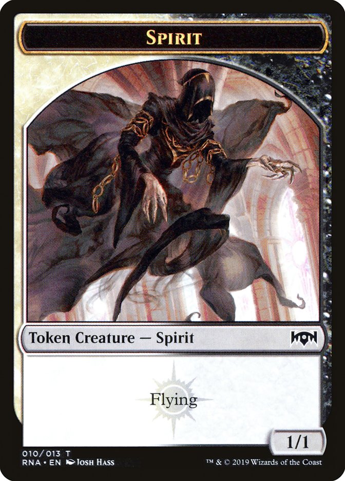 Spirit Token [Ravnica Allegiance Tokens] | Deep Dive Games St. Marys