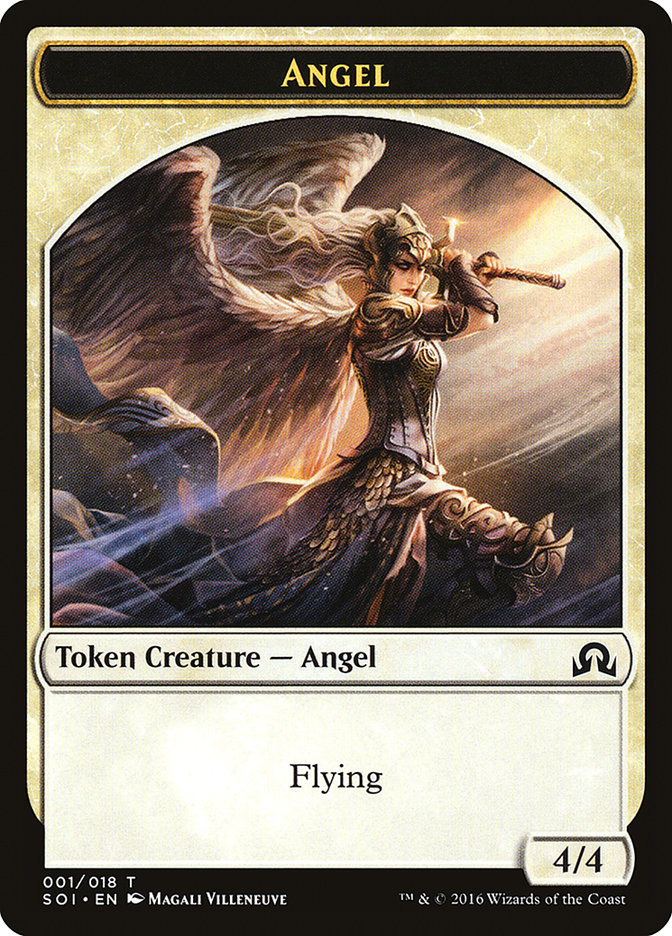 Angel Token [Shadows over Innistrad Tokens] | Deep Dive Games St. Marys