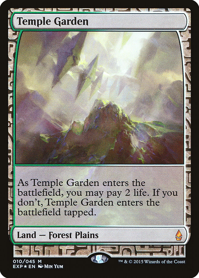 Temple Garden [Zendikar Expeditions] | Deep Dive Games St. Marys