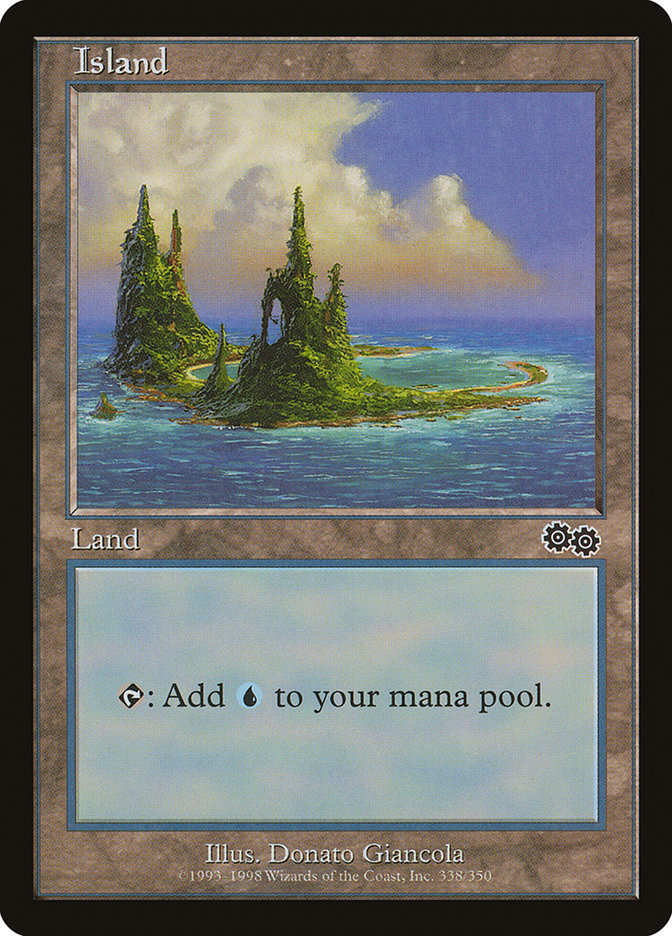 Island (338) [Urza's Saga] | Deep Dive Games St. Marys