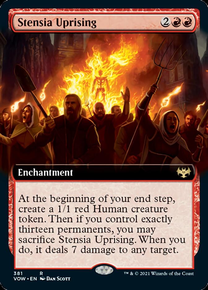 Stensia Uprising (Extended Art) [Innistrad: Crimson Vow] | Deep Dive Games St. Marys