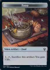 Food // Saproling Double-Sided Token [Commander 2021 Tokens] | Deep Dive Games St. Marys