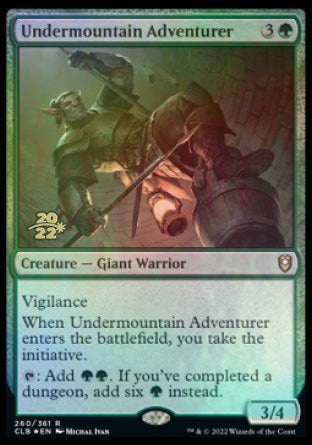 Undermountain Adventurer [Commander Legends: Battle for Baldur's Gate Prerelease Promos] | Deep Dive Games St. Marys