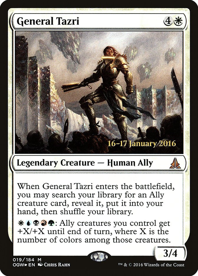 General Tazri [Oath of the Gatewatch Prerelease Promos] | Deep Dive Games St. Marys