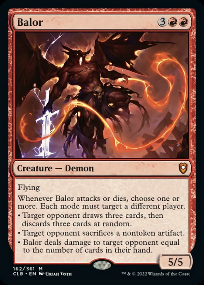Balor [Commander Legends: Battle for Baldur's Gate] | Deep Dive Games St. Marys