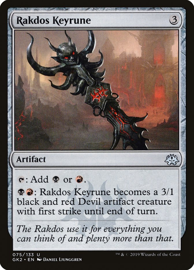 Rakdos Keyrune [Ravnica Allegiance Guild Kit] | Deep Dive Games St. Marys