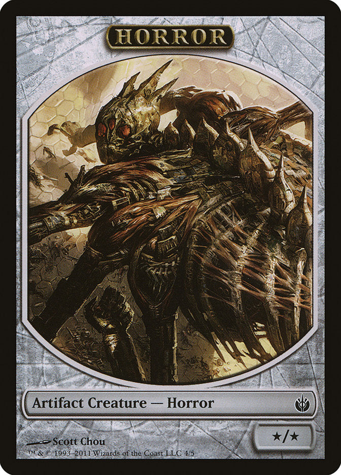 Horror Token [Mirrodin Besieged Tokens] | Deep Dive Games St. Marys