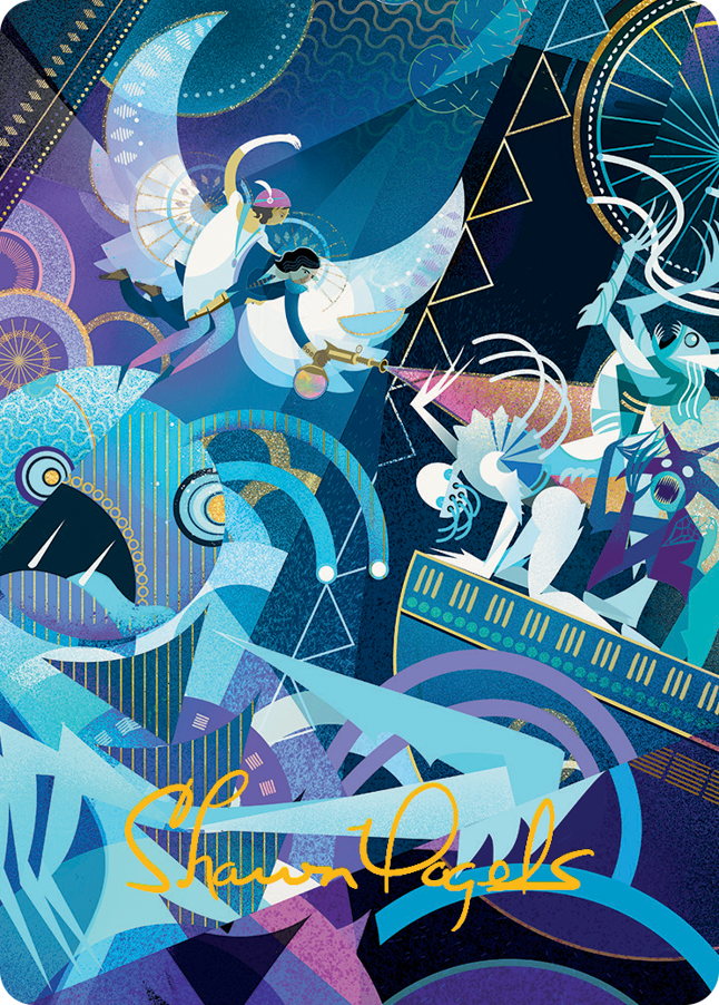 Errant and Giada Art Card (Gold-Stamped Signature) [March of the Machine Art Series] | Deep Dive Games St. Marys