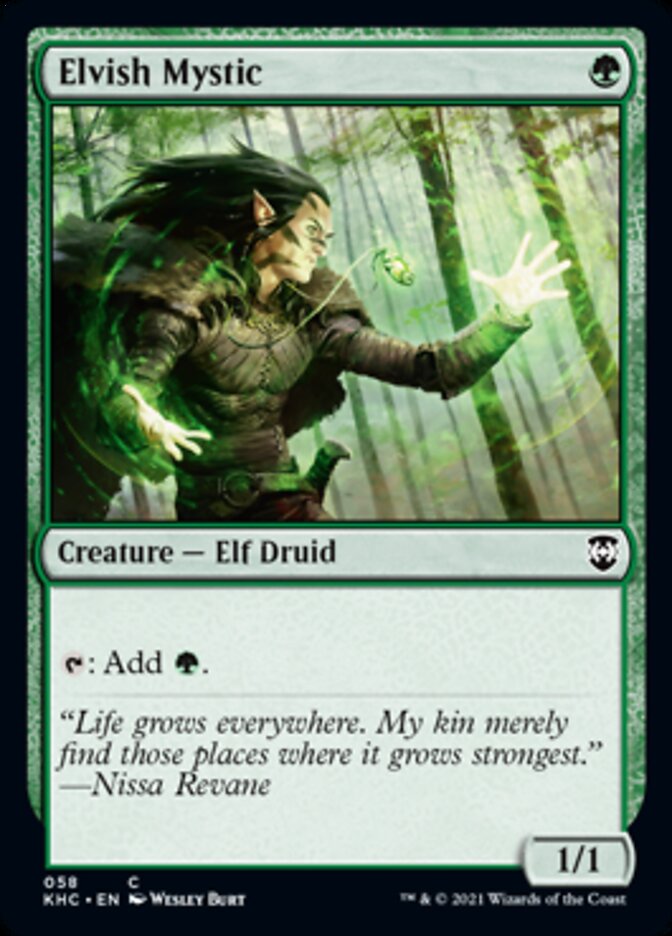 Elvish Mystic [Kaldheim Commander] | Deep Dive Games St. Marys