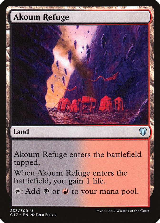 Akoum Refuge [Commander 2017] | Deep Dive Games St. Marys