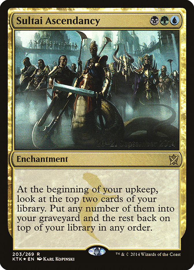 Sultai Ascendancy [Khans of Tarkir Prerelease Promos] | Deep Dive Games St. Marys