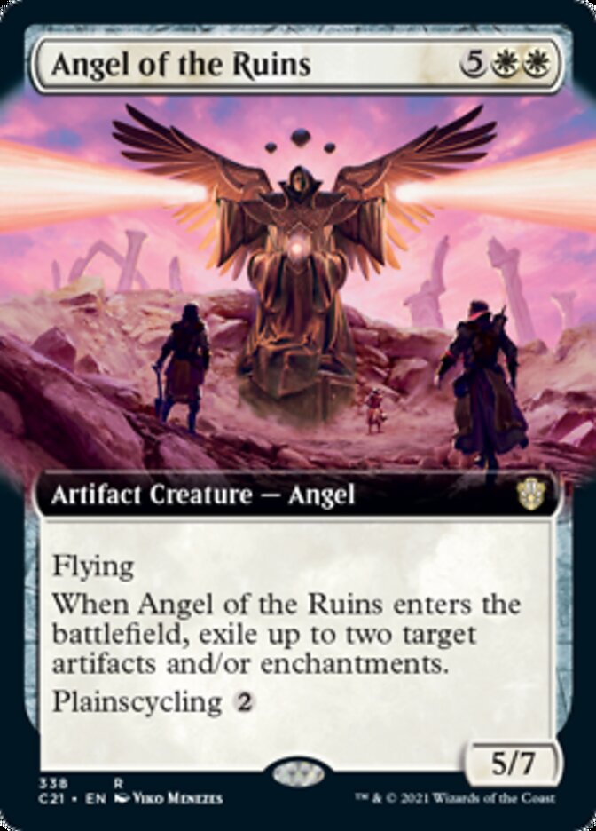 Angel of the Ruins (Extended Art) [Commander 2021] | Deep Dive Games St. Marys