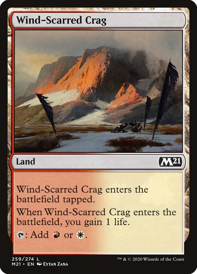 Wind-Scarred Crag [Core Set 2021] | Deep Dive Games St. Marys