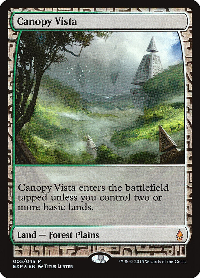 Canopy Vista [Zendikar Expeditions] | Deep Dive Games St. Marys